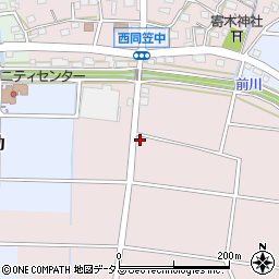 静岡県袋井市西同笠425-2周辺の地図