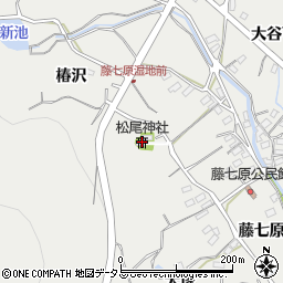 松尾神社周辺の地図