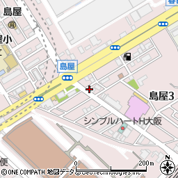 かも川周辺の地図