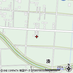 静岡県袋井市湊743-6周辺の地図