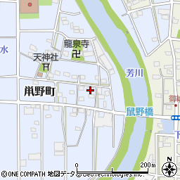 静岡県浜松市中央区鼡野町116周辺の地図