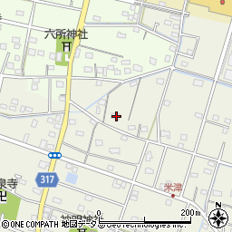 静岡県浜松市中央区米津町1761周辺の地図