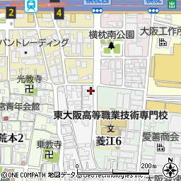 サニックス東大阪営業所周辺の地図