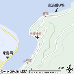兵庫県姫路市家島町宮975周辺の地図