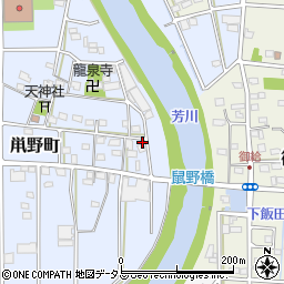 静岡県浜松市中央区鼡野町113周辺の地図