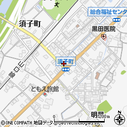 島根県益田市須子町2-32周辺の地図