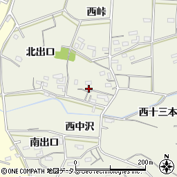 愛知県豊橋市小島町西中沢16周辺の地図