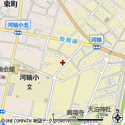 静岡県浜松市中央区河輪町203周辺の地図