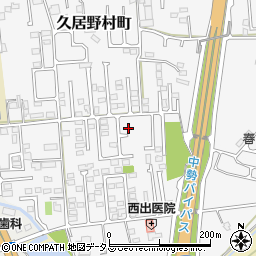 三重県津市久居野村町620-33周辺の地図