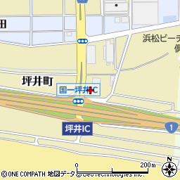 静岡県浜松市中央区坪井町5004周辺の地図