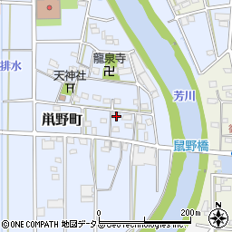 静岡県浜松市中央区鼡野町119周辺の地図