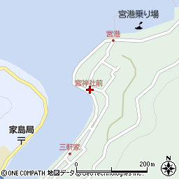 兵庫県姫路市家島町宮971周辺の地図
