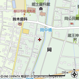 静岡県磐田市岡871-5周辺の地図