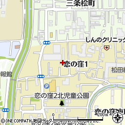 奈良県奈良市恋の窪1丁目16-11周辺の地図