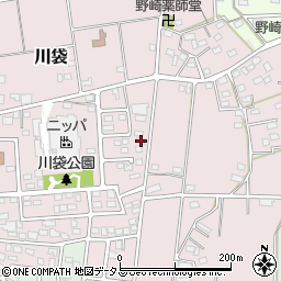 静岡県磐田市川袋1052周辺の地図