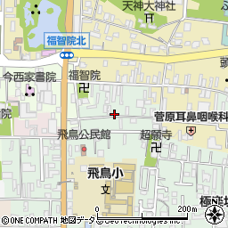 奈良県奈良市笠屋町周辺の地図