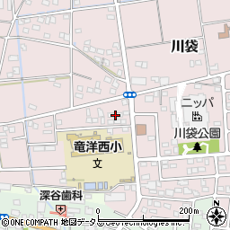 静岡県磐田市川袋1933-1周辺の地図