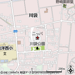 株式会社ニッパ　本社工場周辺の地図