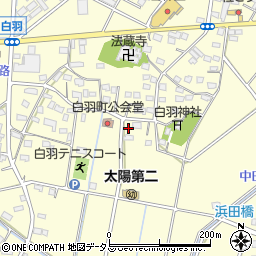 静岡県浜松市中央区白羽町1247周辺の地図