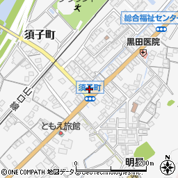 島根県益田市須子町2-30周辺の地図