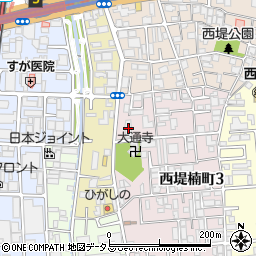 グランドファミリア高井田周辺の地図