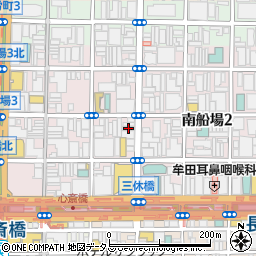 大阪府大阪市中央区南船場3丁目3-2周辺の地図