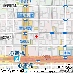 大阪府大阪市中央区南船場3丁目11-2周辺の地図