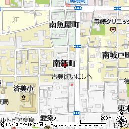 〒630-8356 奈良県奈良市南新町（１〜３２番地）の地図