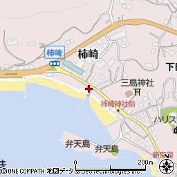 下田柿崎郵便局周辺の地図