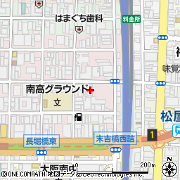 大阪府大阪市中央区南船場1丁目4-28周辺の地図