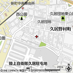 三重県津市久居野村町372-109周辺の地図