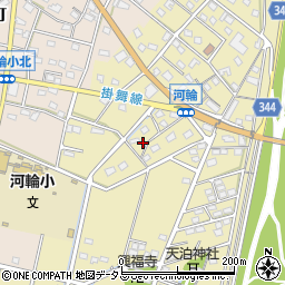 静岡県浜松市中央区河輪町195周辺の地図