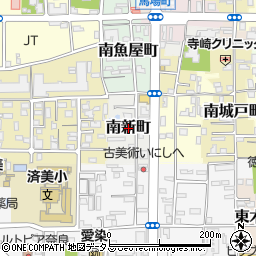 奈良県奈良市南新町周辺の地図
