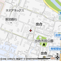 兵庫県神戸市西区玉津町（出合）周辺の地図