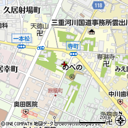 三重県津市久居寺町1257周辺の地図