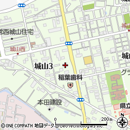 長谷川電器株式会社　城山本店周辺の地図