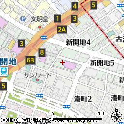 ローソン神戸新開地四丁目店周辺の地図