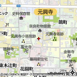 奈良県奈良市芝新屋町18周辺の地図