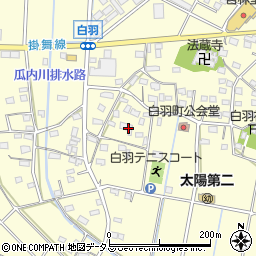 静岡県浜松市中央区白羽町1206周辺の地図
