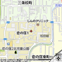 奈良県奈良市恋の窪1丁目4-19周辺の地図