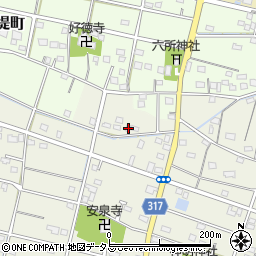 静岡県浜松市中央区米津町1908周辺の地図