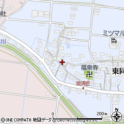 静岡県袋井市東同笠231周辺の地図