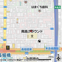 大阪府大阪市中央区南船場1丁目9-25周辺の地図