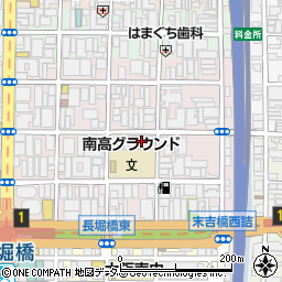大阪府大阪市中央区南船場1丁目9-28周辺の地図