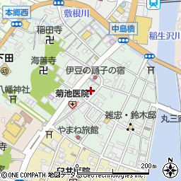 静岡県下田市一丁目12-16周辺の地図
