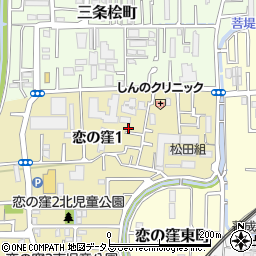 奈良県奈良市恋の窪1丁目4-20周辺の地図