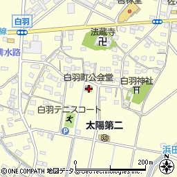 静岡県浜松市中央区白羽町1218周辺の地図