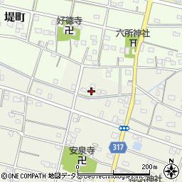 静岡県浜松市中央区米津町1910周辺の地図