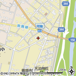 静岡県浜松市中央区河輪町191周辺の地図