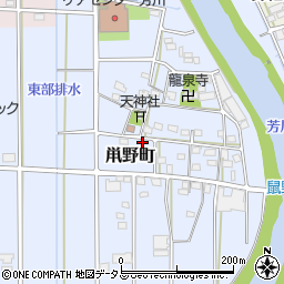 静岡県浜松市中央区鼡野町129周辺の地図